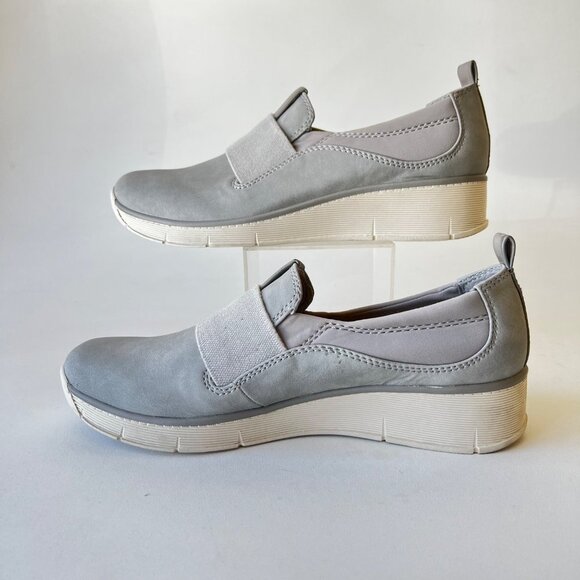 Baretraps slip on wedge shoes Gray Slip on Women Shoes Size 9.5 - Picture 4 of 9